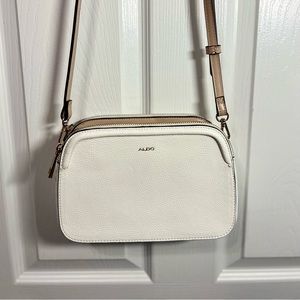 Aldo White Crossbody Purse New